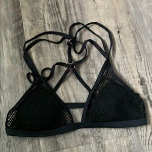 Black bikini top